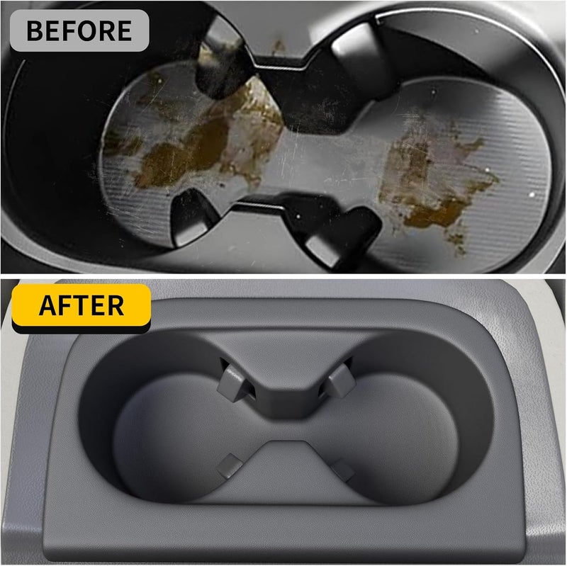 Maxzina Cup Holder Compatible with 2023-2025 Honda HRV Silicone Insert Center Console Cup Holder Silicone Black Bottle Holder Interior Decoration for 2024 HR-V Accessories - Image 2